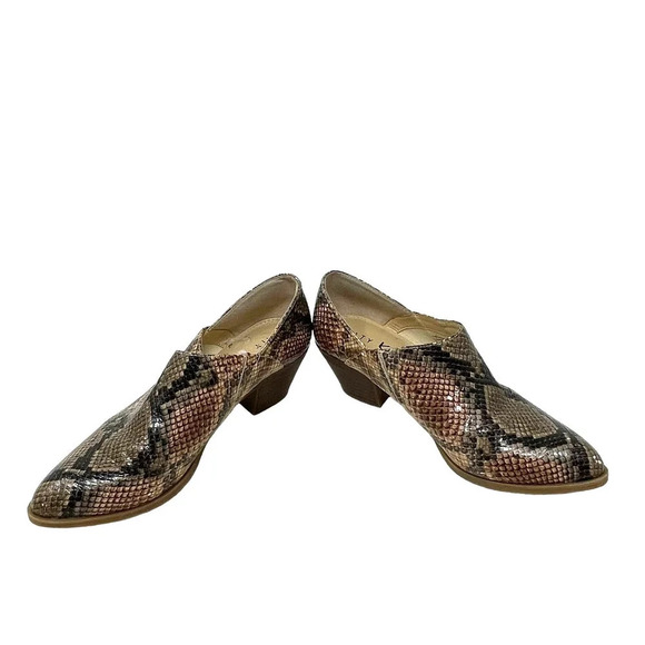 Katy Perry The Hope Brown Snakeskin Print Ankle‎ Bootie Shootie Size US 5.5 - Picture 4 of 9